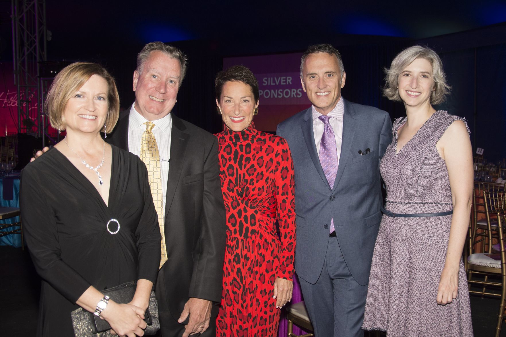 Lesley and Jay Hoffarth, Susan Sherman, Jon Lewis, Lauren Ross